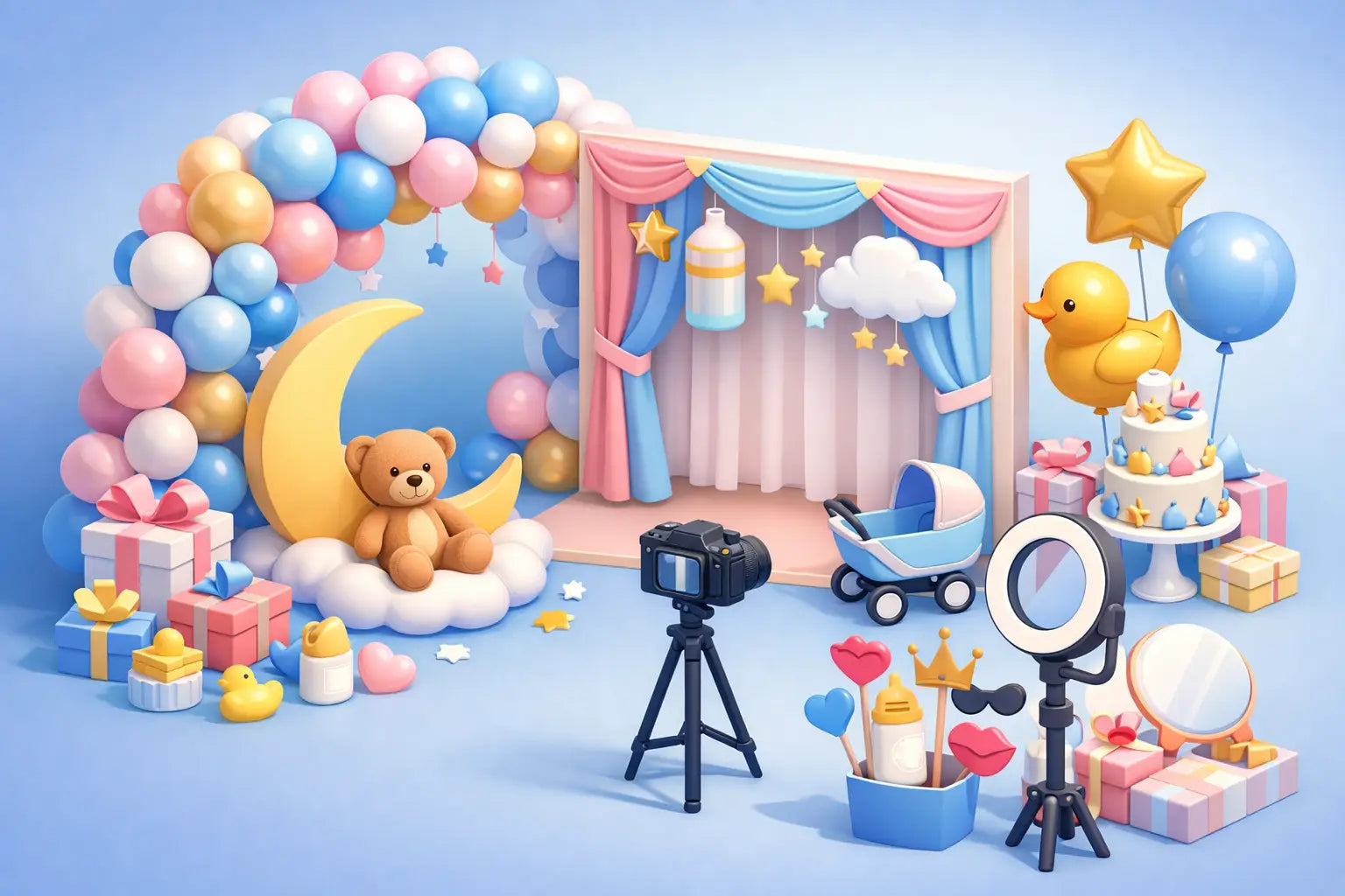 Baby Shower Decorations Photo Booth Ideas