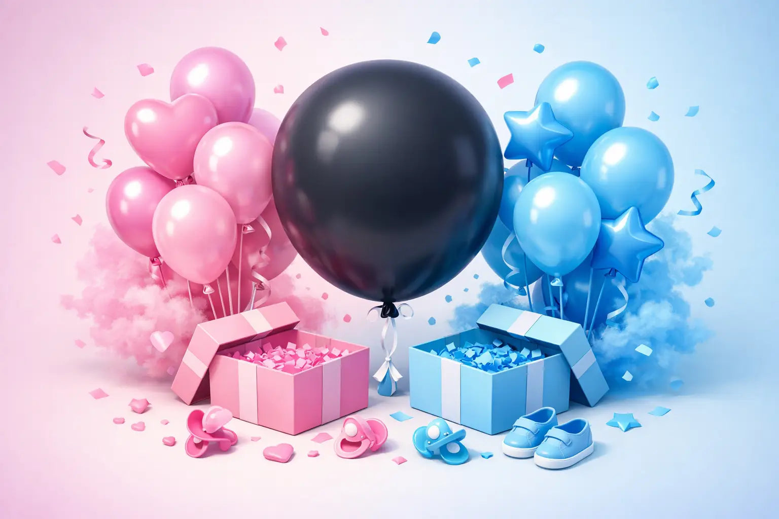 Baby Gender Reveal Balloons for a Big Surprise