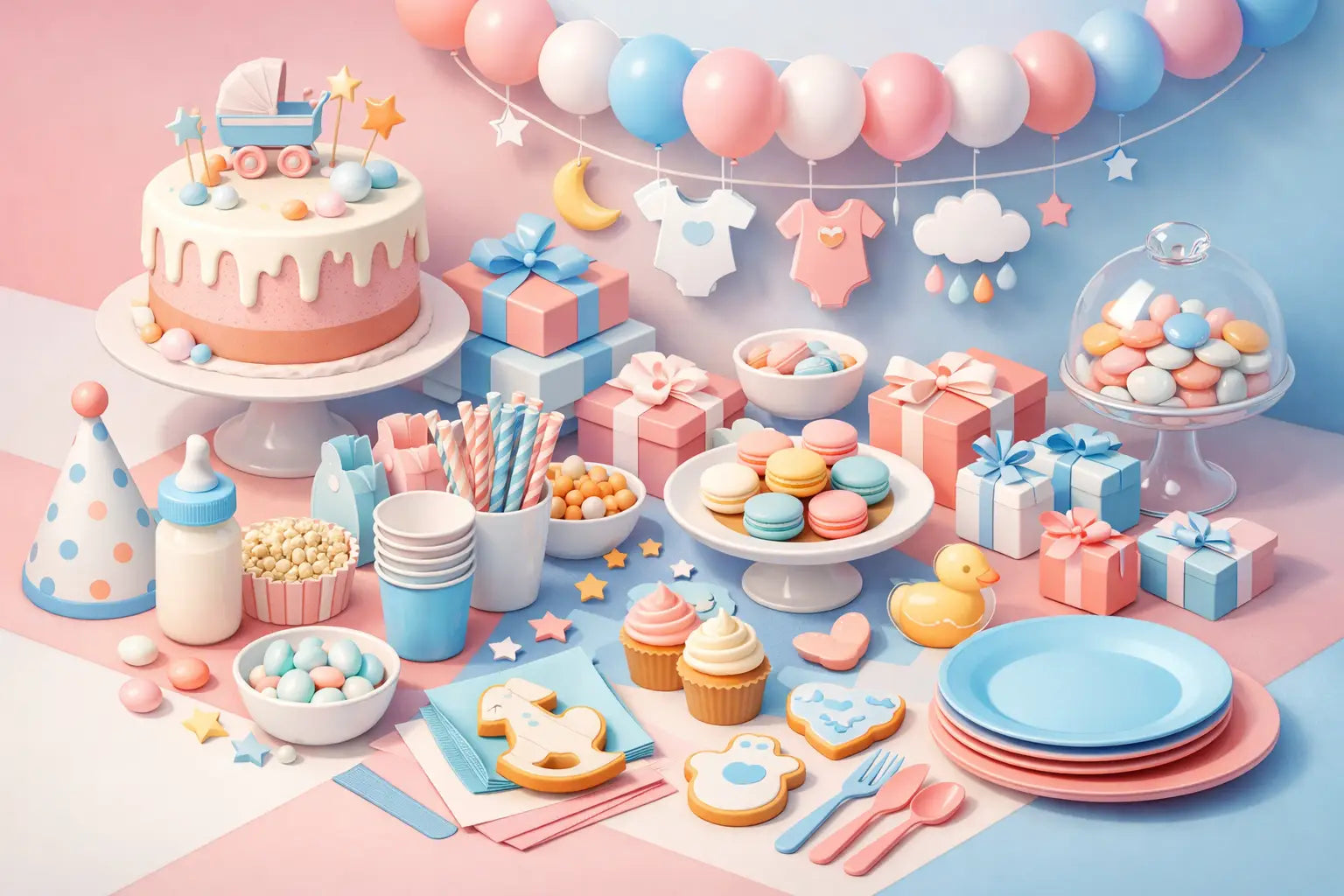 Baby Shower Supplies for a Beautiful, Easy Party