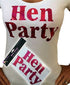 Hen Party Pink Iron-On Logo - Daisy's Party Store